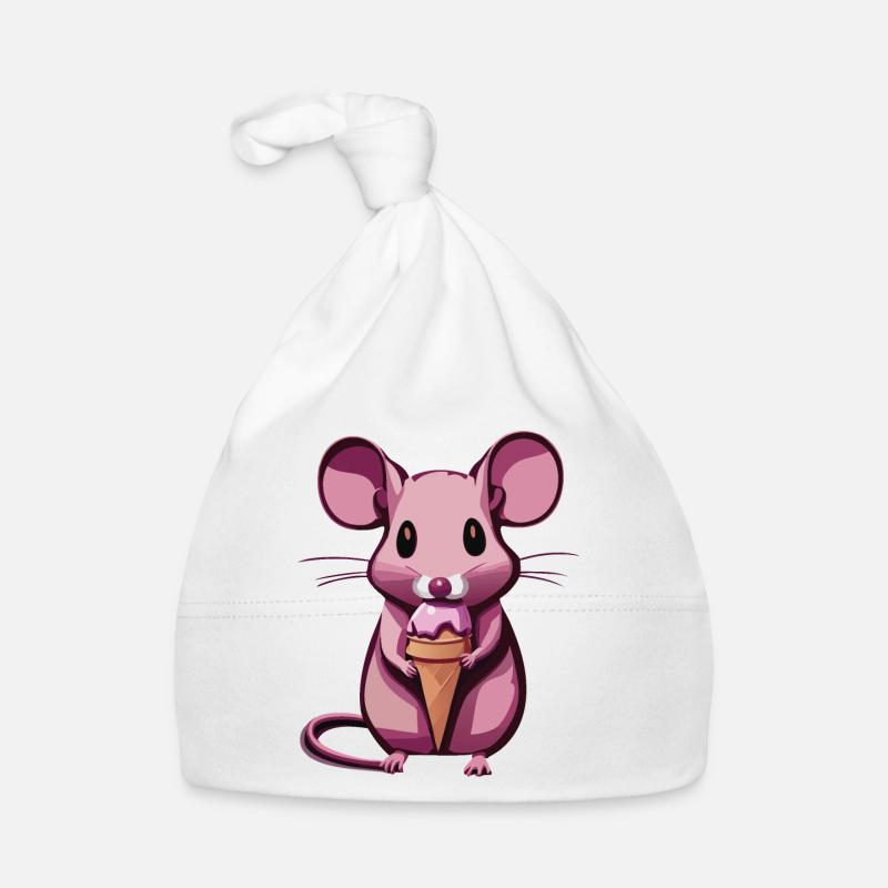 Mouse Organic Baby Cap