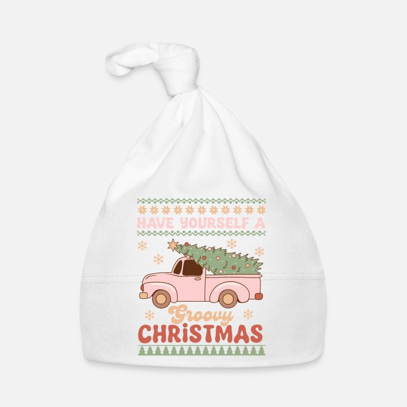 Hässlicher Weihnachtspullover Baby Bio-Mütze