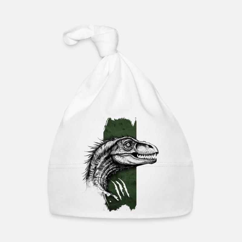 Chasseur rapide : Grâce du vélociraptor Bonnet bio Bébé