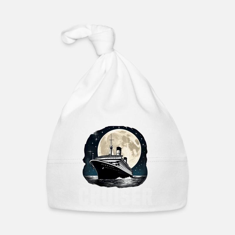 À un groupe de vacances de bateau de croisière de croisière chevronné Bonnet bio Bébé