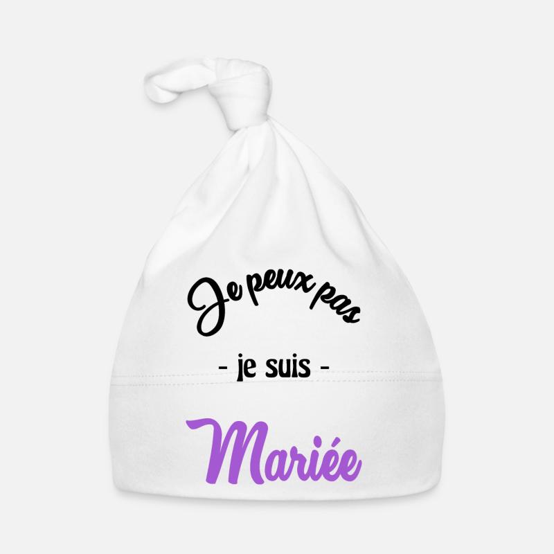 FUTURE MARIEE. EVJF. MARIEE. TEAM. TEAM MARIEE Bonnet bio Bébé