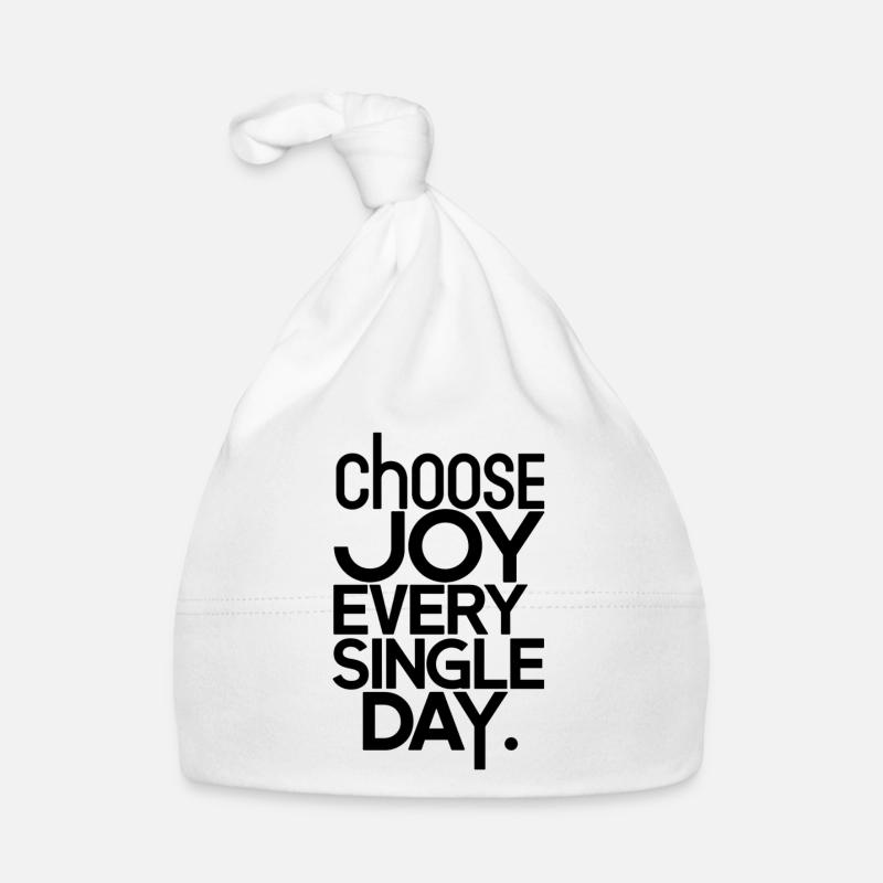 Choose joy every single day Organic Baby Cap
