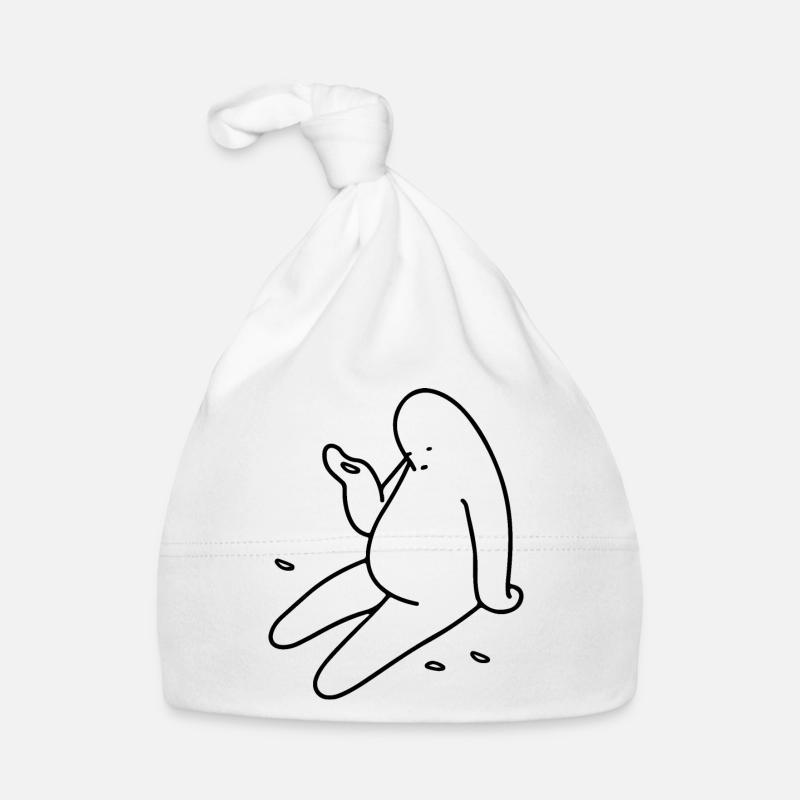 Qu’est-ce que c’est que ça comme illustration ! Bonnet bio Bébé