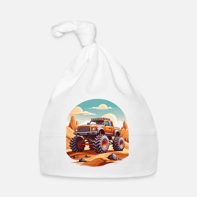 Camion monstre Bonnet bio Bébé