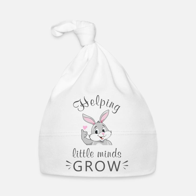 Happy rabbit. Helping little minds grow Organic Baby Cap
