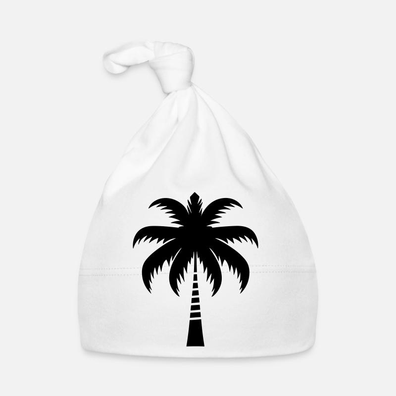 Palm trees Organic Baby Cap