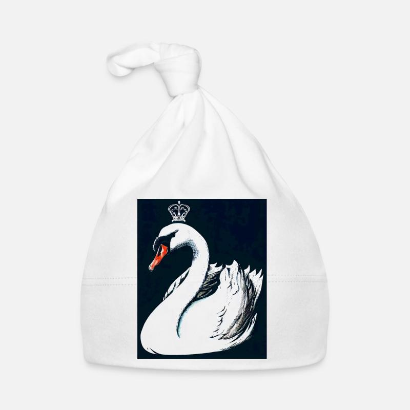 Swan Organic Baby Cap