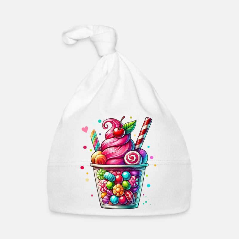 Plaisir des sens : Mug Candy Milkshake Bonnet bio Bébé