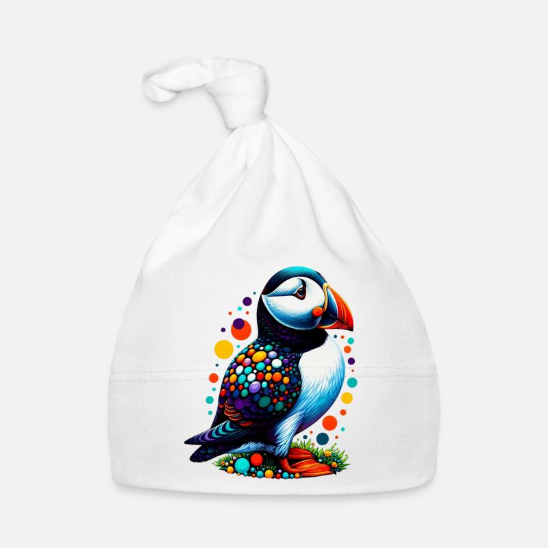 Papageitaucher Baby Bio-Mütze