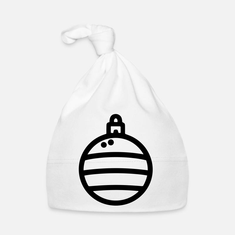 Weihnachtskugel Baby Bio-Mütze