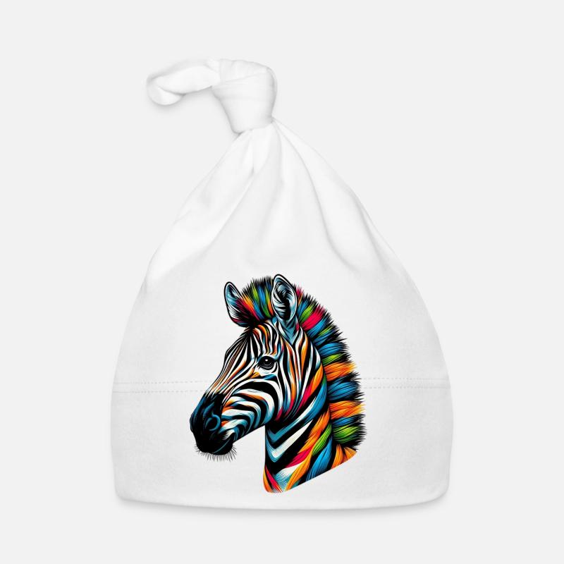 Zebra Organic Baby Cap