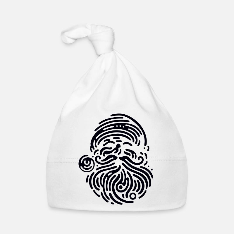 Santa - Baby Bio-Mütze - Weiß