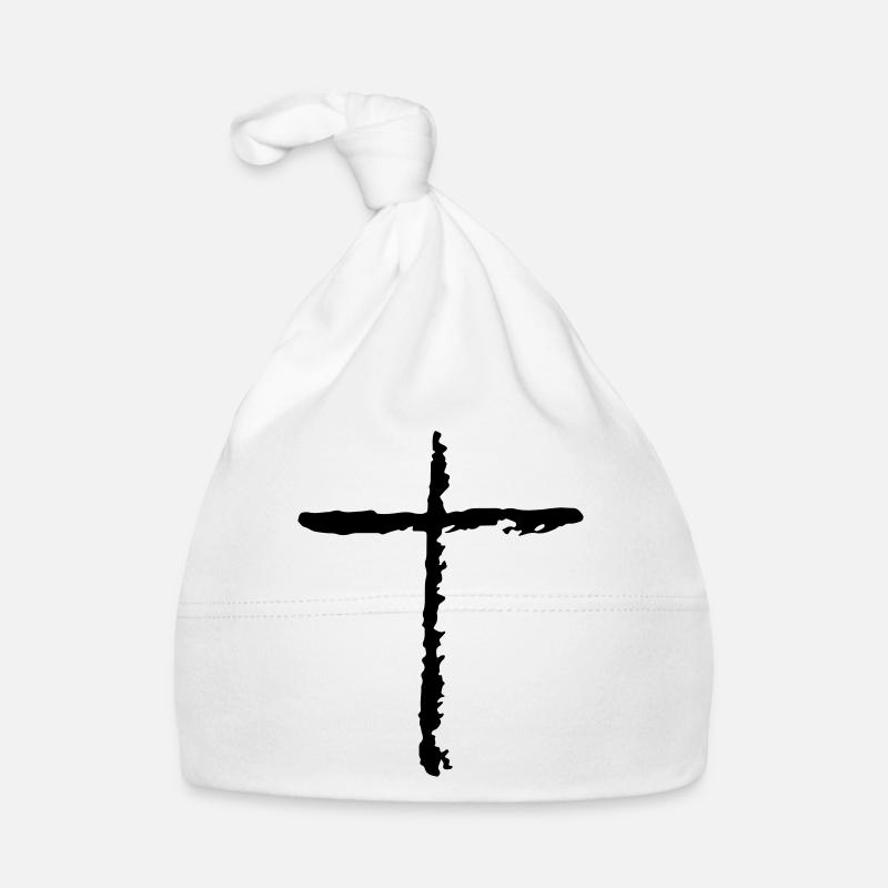 kreuz Baby Bio-Mütze