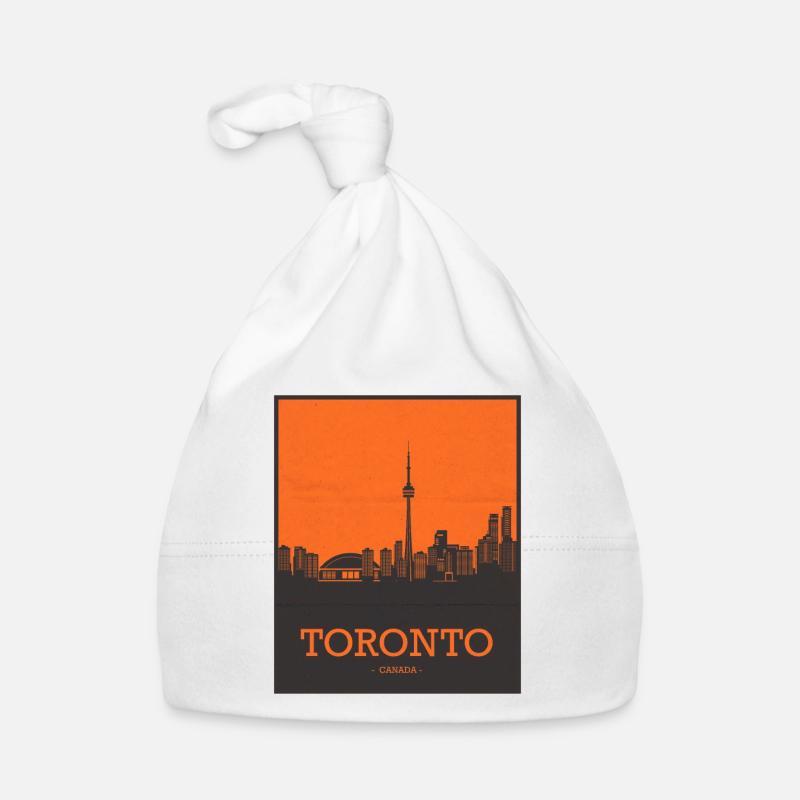 Toronto Canada Skyline Baby Bio-Mütze