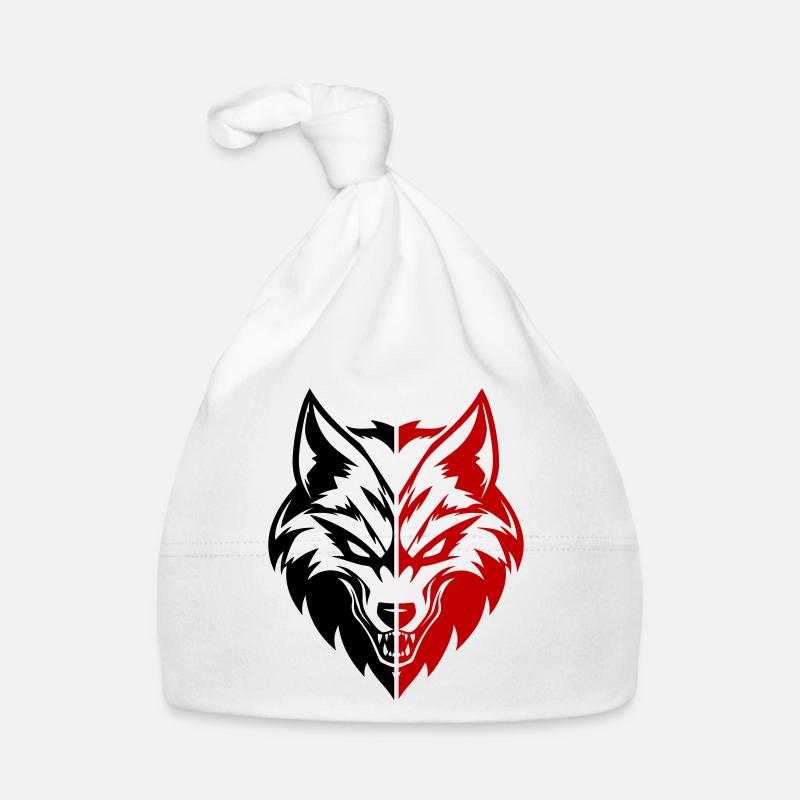 Icône Tête de Loup Bonnet bio Bébé