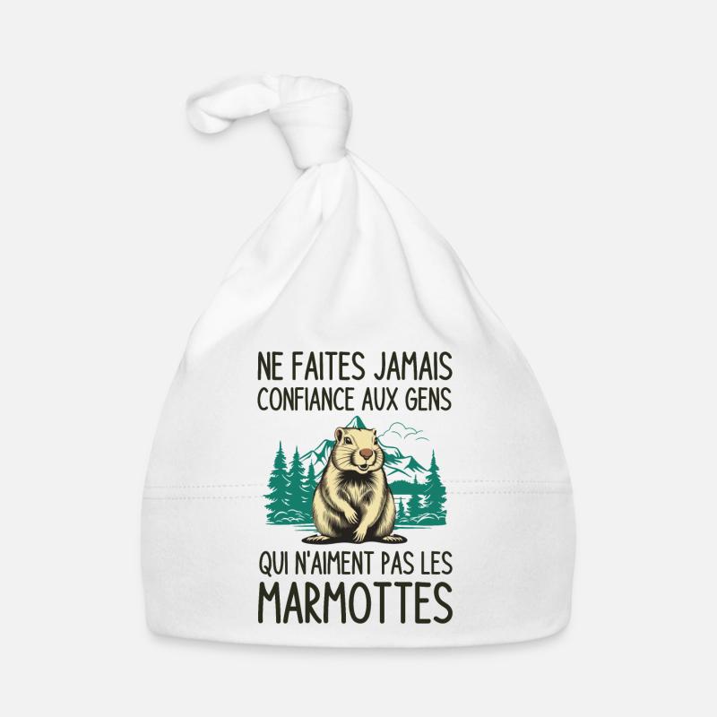 les marmottes Bonnet bio Bébé
