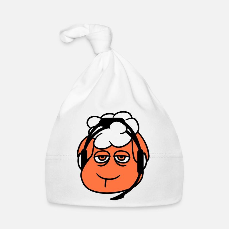 mouton gamer casque centre d’appels nerd triste jeu Bonnet bio Bébé