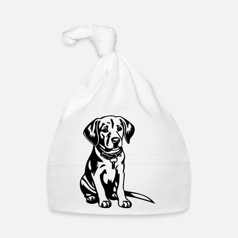 Chien Beagle Bonnet bio Bébé