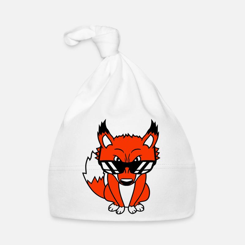 Fox Sunglasses Cool Peeps High Evil Eye Fun Organic Baby Cap