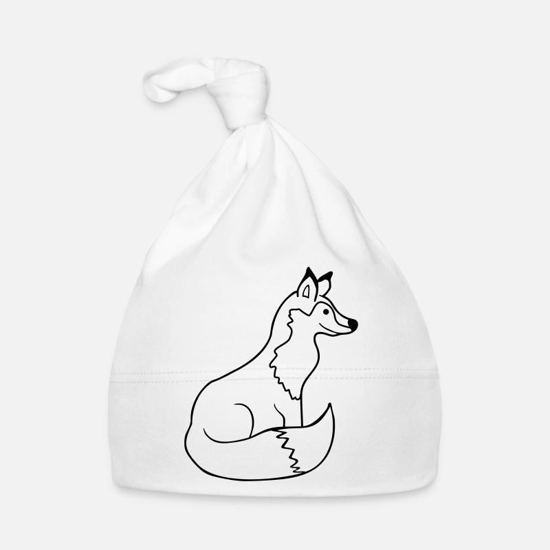 Fuchs Rotfuchs Wildes Tier Schlauer Wald Bewohner Baby Bio-Mütze