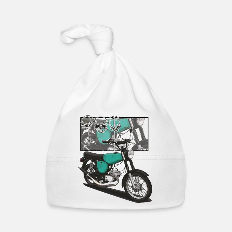 S51 (turquoise) // Illustration Bonnet bio Bébé