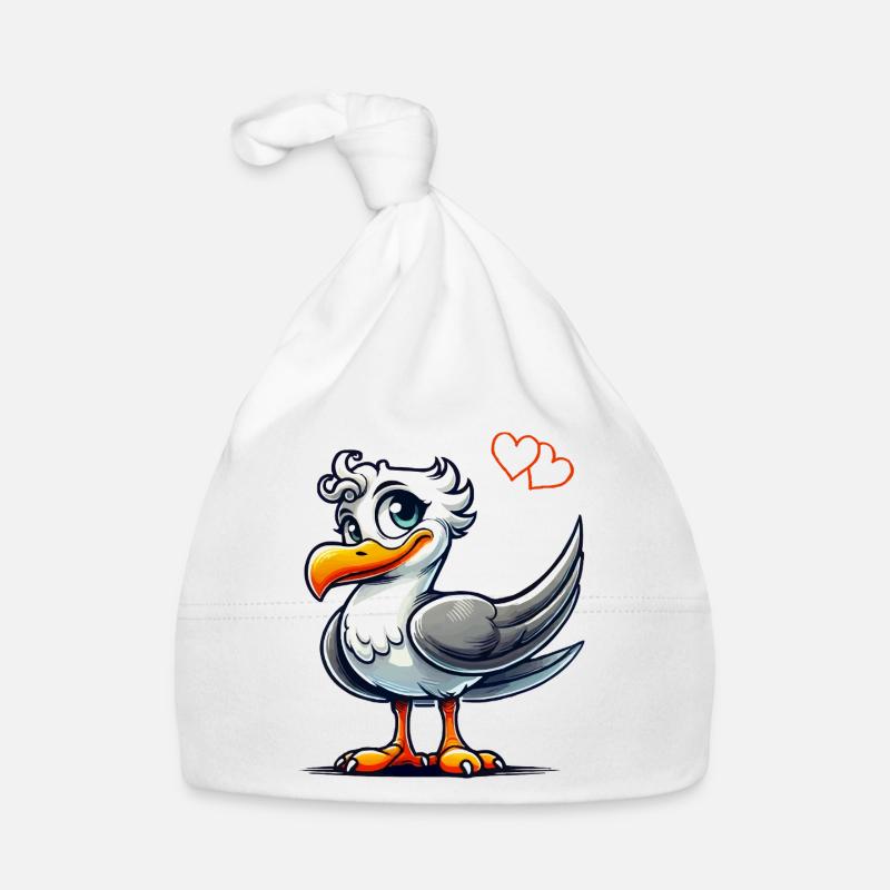 Bird Comic Organic Baby Cap