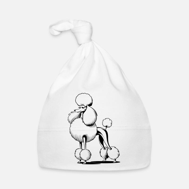 Caniche élégant au look élégant Bonnet bio Bébé