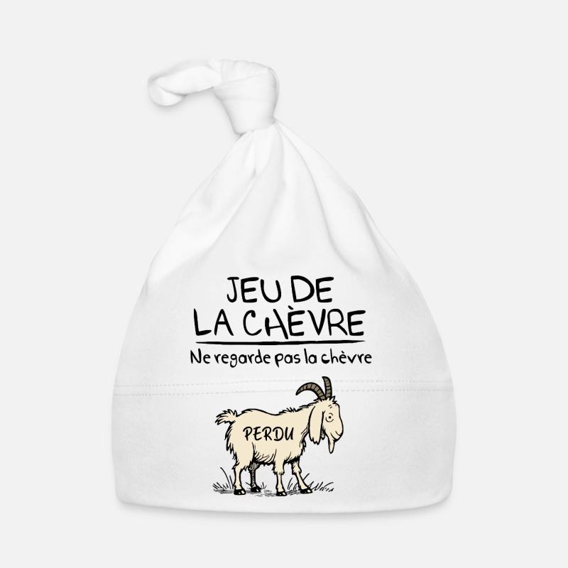 Le jeu de la chèvre Bonnet bio Bébé