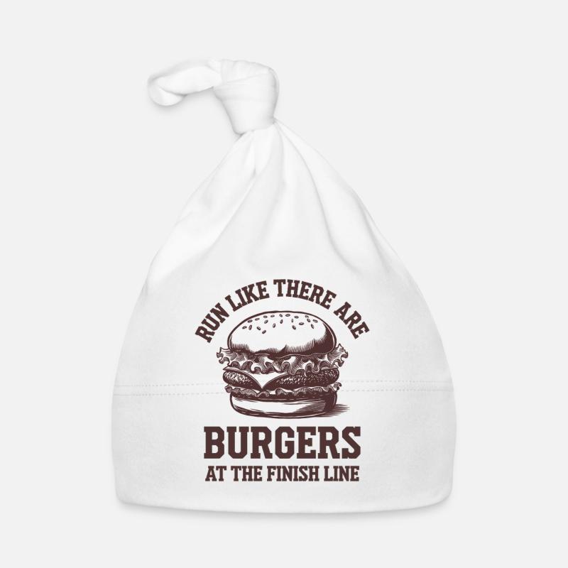 Courez comme un marathonien lorsque Burger atteint la ligne d’arrivée Bonnet bio Bébé