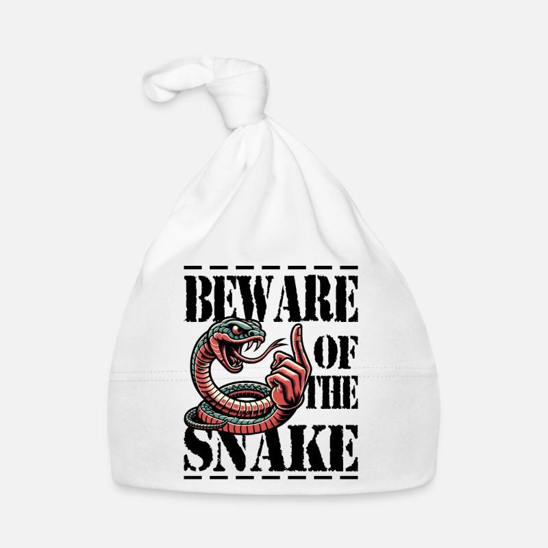 Attention au serpent Bonnet bio Bébé
