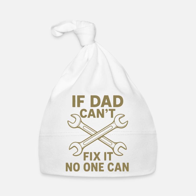 Papa Vater Dad Sprüche Heimwerker Handwerker Baby Bio-Mütze