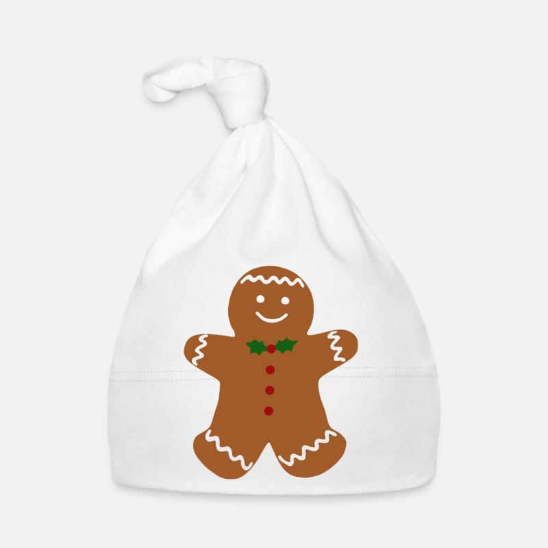 gingerbread man Organic Baby Cap