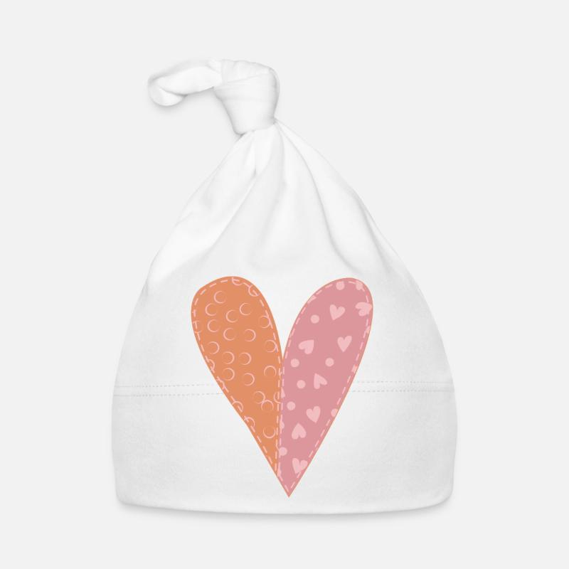 Coeur Patchwork No7 Bonnet bio Bébé