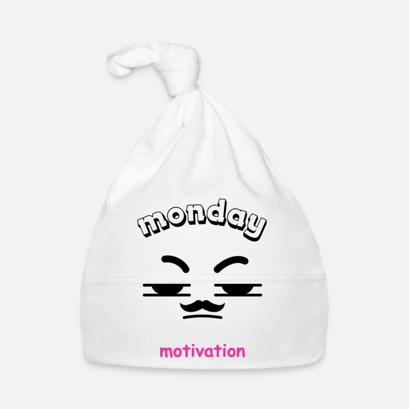 Citation de motivation avec illustration de cœur Bonnet bio Bébé