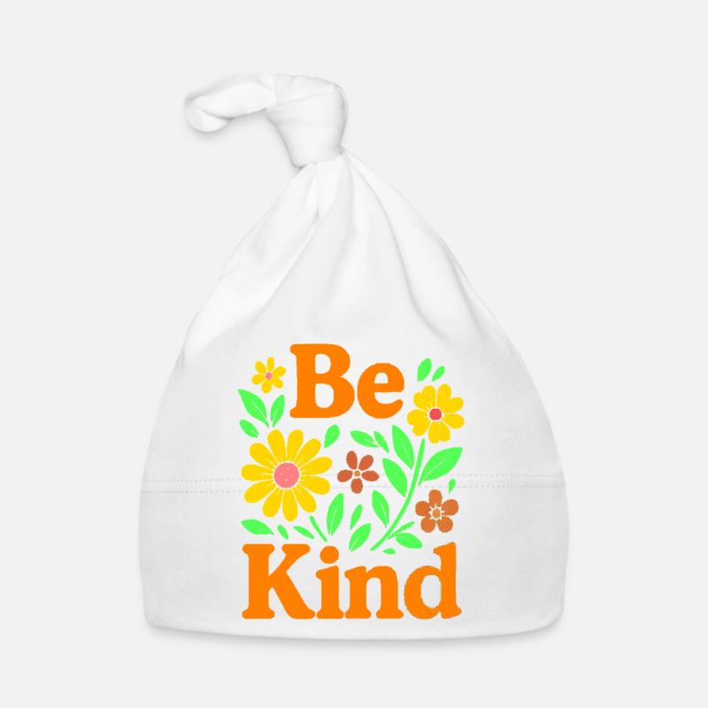 Expression florale joyeuse pour des vibrations positives Bonnet bio Bébé