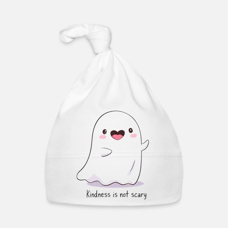 Kindness Is Not Scary – Süßer Anime Geist Baby Bio-Mütze