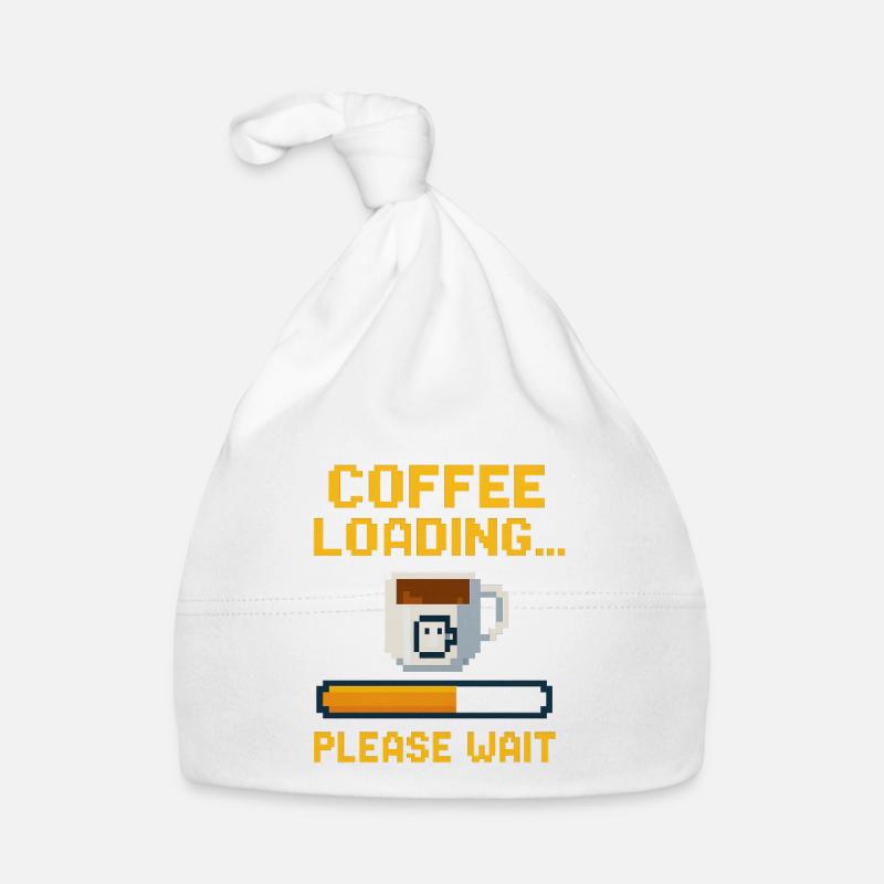 Coffee Loading… Please Wait Baby Bio-Mütze