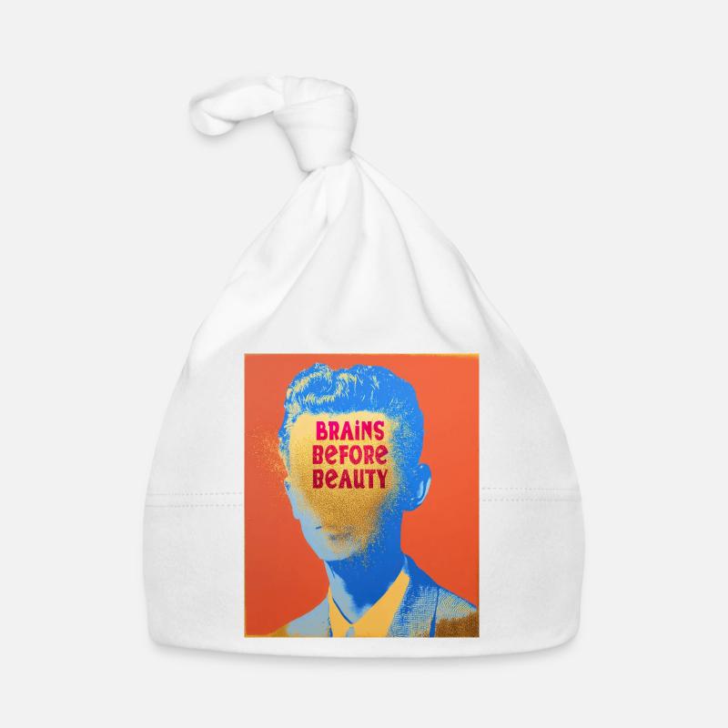 Personne réfléchie avec un message Bonnet bio Bébé