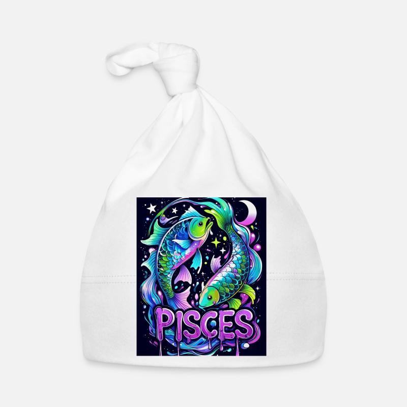 Fische Baby Bio-Mütze