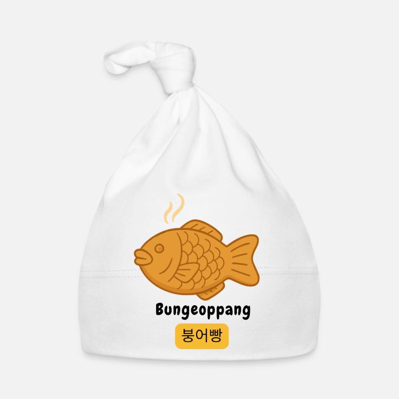 Bungeoppang 붕어빵 – Design de cuisine de rue coréenne Bonnet bio Bébé