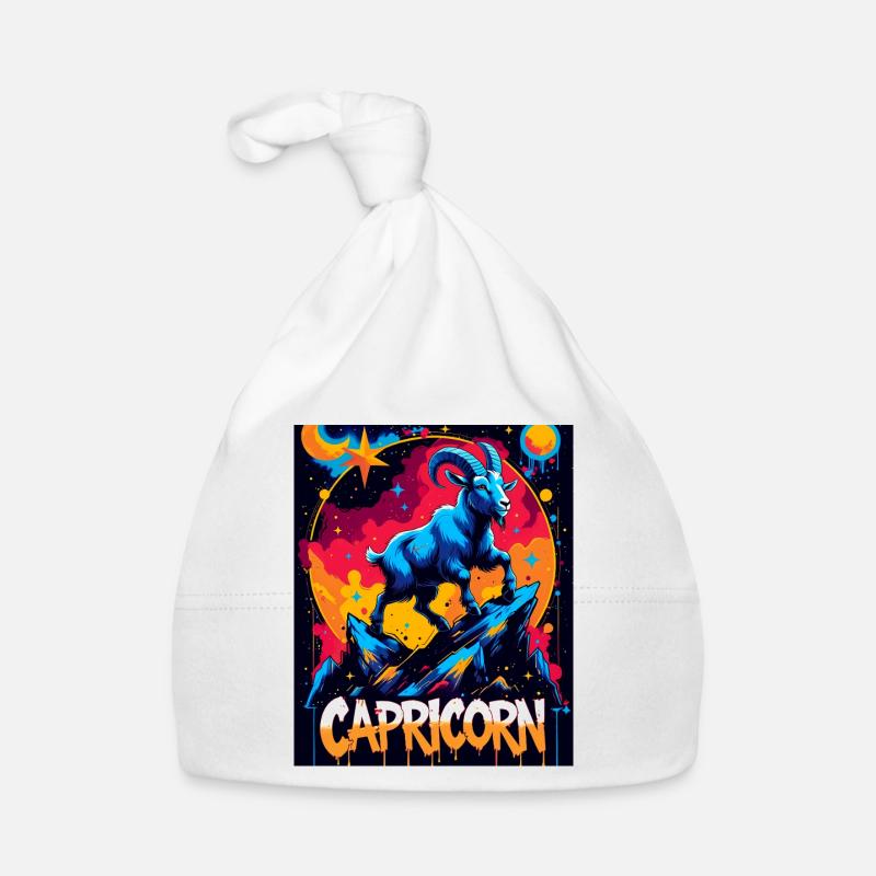 Steinbock Baby Bio-Mütze