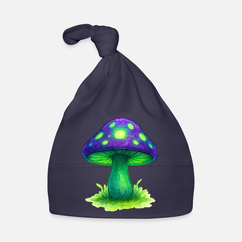 Forêt de néons de champignons lumineux Bonnet bio Bébé