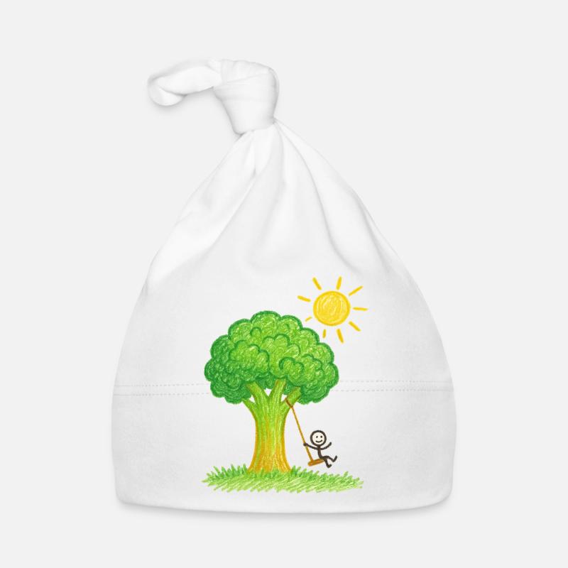 Broccoli Tree Swingin’ Days Organic Baby Cap