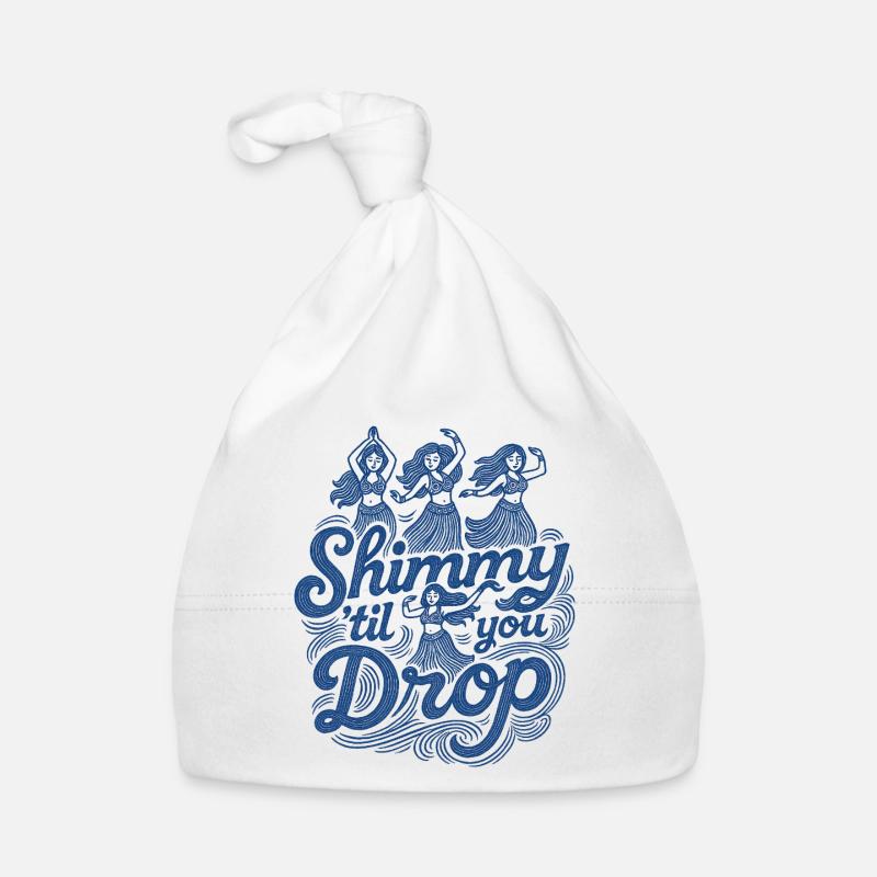 Shimmy jusqu’à ce qu’il tombe - Bonnet bio Bébé - blanc