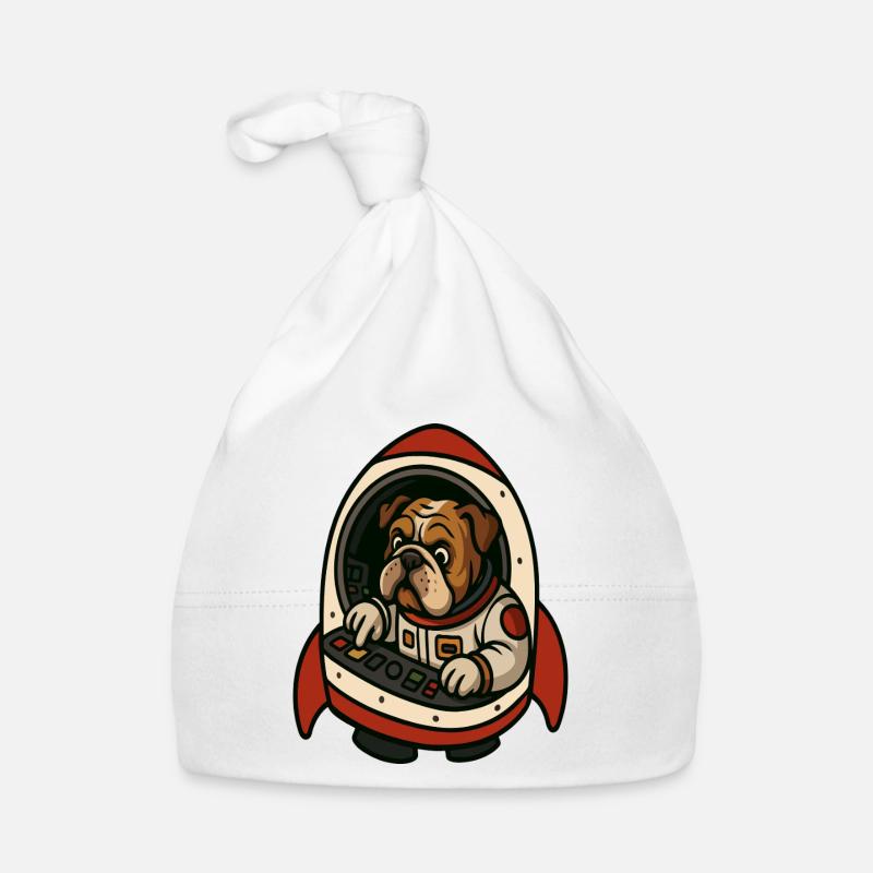 Bulldog Pilote de l’espace Bonnet bio Bébé