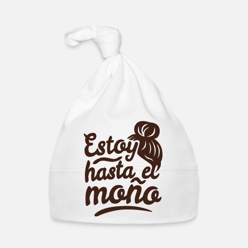 Je suis à la hauteur - Bonnet bio Bébé - blanc