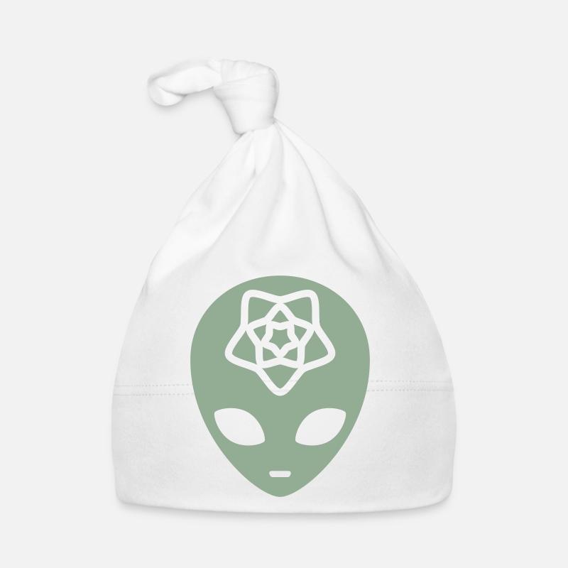 Geometric Alien Mind Bonnet bio Bébé