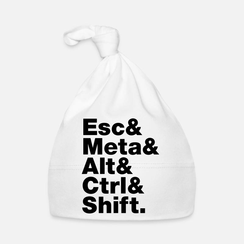 Esc & Meta & Alt & Strg & Shift Baby Bio-Mütze