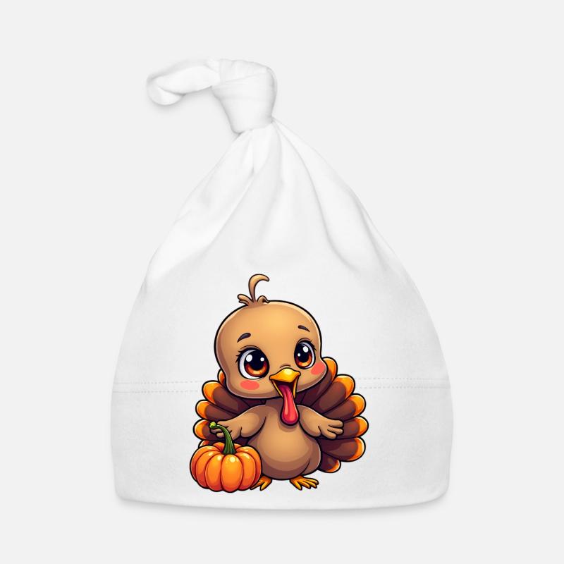 Bébé dinde de Thanksgiving Bonnet bio Bébé