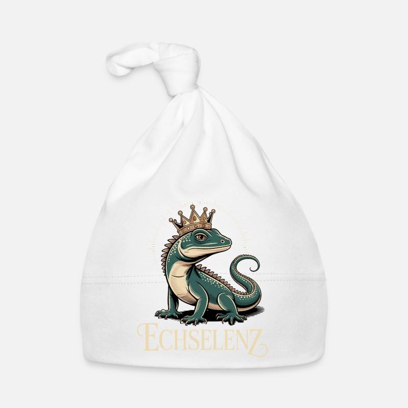 Lézard Lézard Drôle Bonnet bio Bébé